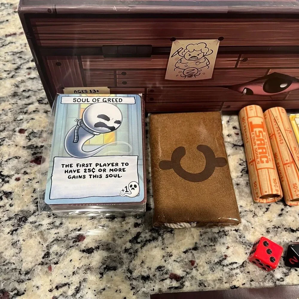 Binding of Isaac Four Souls 2nd Ed Card Game New Open Box Sealed Cards Long Box
